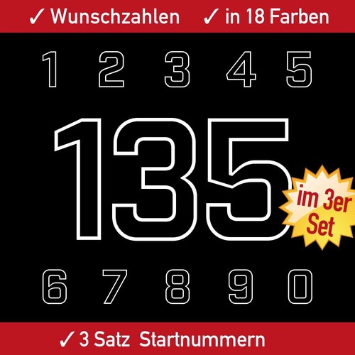 Motorrad startnummern - motorrad,