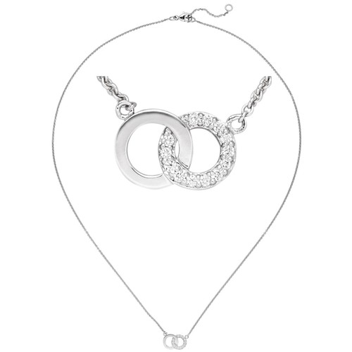 Diamanten kette collier - diamanten,