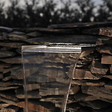 Edelstahlwasserfall 30 cm mit