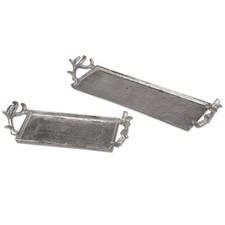 Tablett eckig 43 o. 57 cm