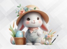 Wandtattoo Sticker Hase Ostern