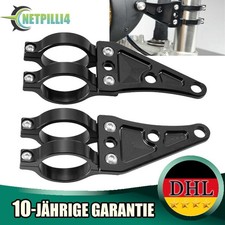 2X Motorrad Scheinwerfer Gabel