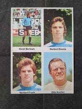 Bergmann  76/77 - Bor.Dortmund - MSV Duisburg -  4 Bilder ungeschitten