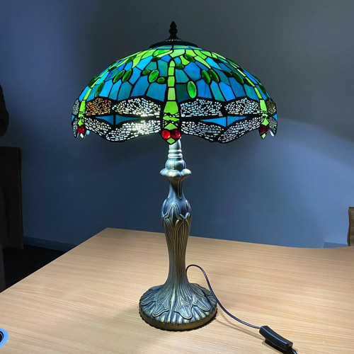 Tiffany blaue libelle - tiffany, stil