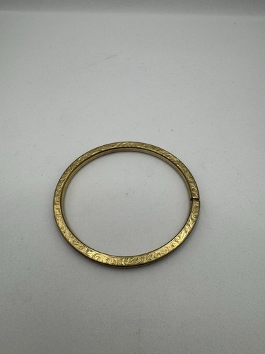 Vintage goldfarbener armreif - goldfarbener,