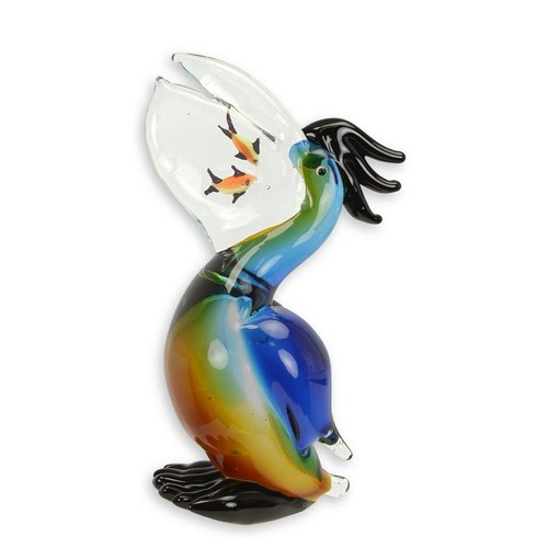 Glasfigur pelikan - glasfigur,