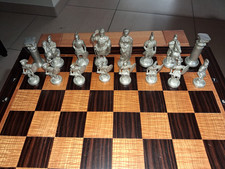 Schachfiguren aus echtem Zinn