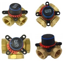 4 Wege und 3 Wege Messing Mischer 1" - 1 1/4" für Heizung