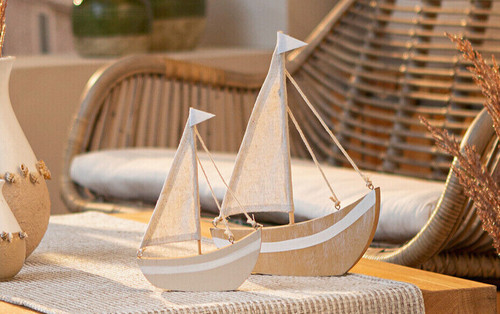 Segelboote holz deko maritim - segelboote,