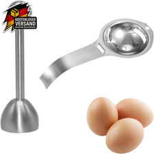 Eiertrenner Set Edelstahl für
