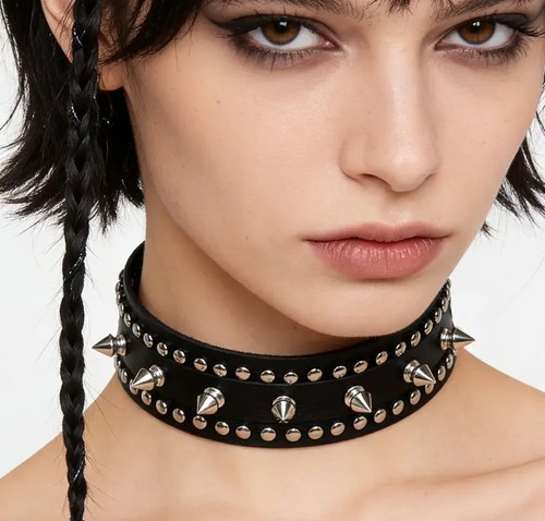 Gothic killernieten set choker - killernieten,