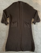 * Schöner Oversize Mantel * Strickmantel * Braun * Gr. 2 XL * Offene Form *