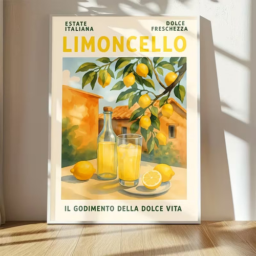 Leinwanddruck dolce vita - ,