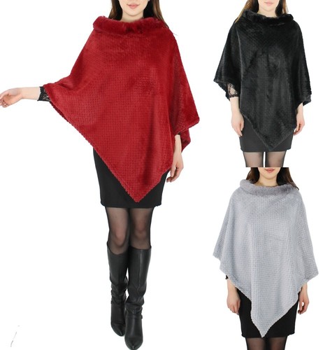 Eleganter damen poncho - damen, in
