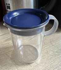 Tupperware Tafelperle Kaffeefreund Milchkännchen Kännchen Klar/Blau 2020