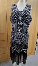 FASHION Paillettenkleid, Charlstonkleid, Größe 42/44    NEU