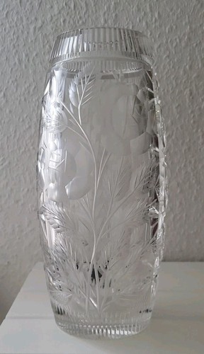 Alte vase kristall rosen - vase,