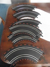 Carrera GO / 143 - 6 x Kurve 1 / 90° guter Zustand alle Zapfen dran