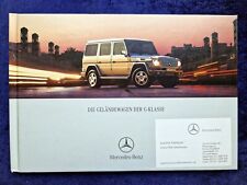 Mercedes G-Klasse Prospekt 8.2001 G 270 CDI, 400 CDI, G 320, G 500
