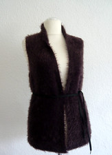 Comma Kuschel Weste leicht Gr.38 in Aubergine Ton