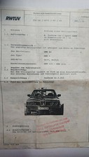 BMW E21  Gutachten ABE 9637, 9637/1 für Zastrow Grillspoiler Blende 16.9.002
