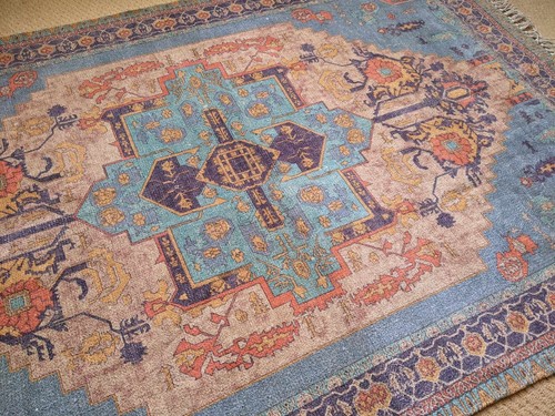 Neu 120x180cm blau indischer - blau,