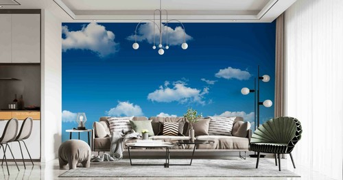 Blau himmel weiß - 3d,