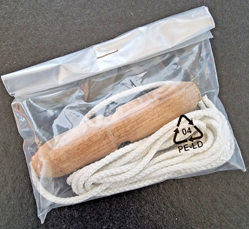 Schlittenleine weiß mit