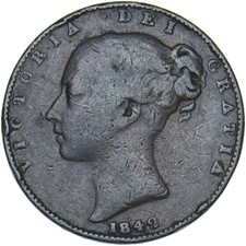 1842 Farthing - Victoria