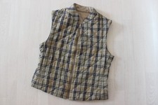 ❤️ Pikeur Reitweste Gr. 80 entpricht 40 kariert ärmellose Jacke Wendejacke