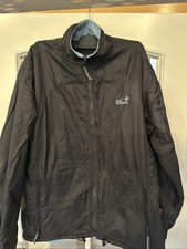 Jack Wolfskin Wendejacke, Gr. XXL, Schwarz hellblau