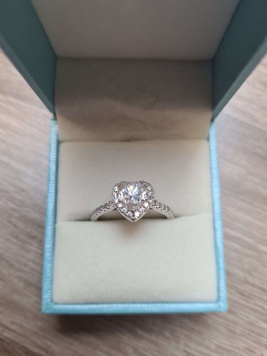 Ring diamant herz karat - herz, d