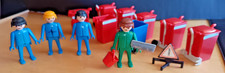 PLAYMOBIL 3470 City-Service Müllauto - Zubehör - 8 Mülltonnen und 4 Müllmänner
