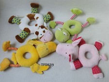 Sigikid 4 Tiere für 49419 Stapelturm Greiflinge Motorik Ente Kuh Frosch (T205)