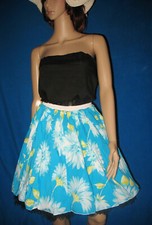 *VINTAGE*Petticoat Square dance TellerRock/Party-/Freizeit-Rock Gr.XS-L*NEU(1116