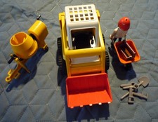 Playmobil 70er 80er Jahre  Radlader Baustelle Betonmischer  3507