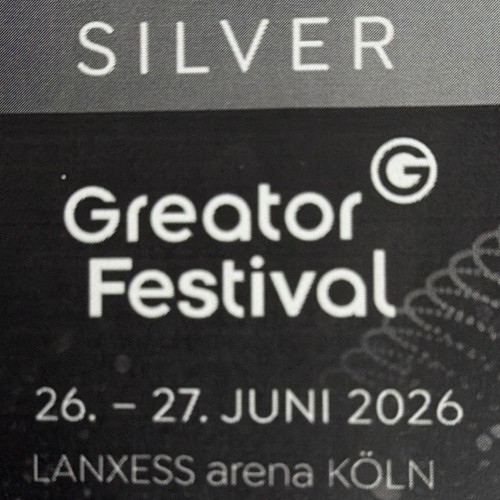 Greator festival silver ticket - silver,