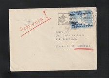 DDR, Brief mit EF der 242 Berlin nach Basel