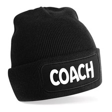 Beanie Mütze mit Spruch COACH