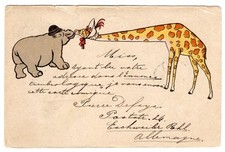 China 1907 INCOMMING MAIL mit Kitsch-Motiv nach PEKING (DA3030