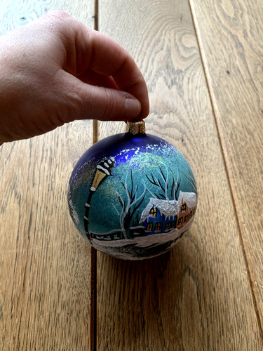 Blaue weihnachtskugel - blaue,