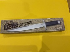 Bowle Dolch Gil Hibben Old West Toothpick Unbenutzt OVP
