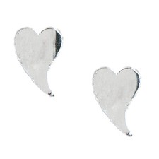 Wachsmotive Herz silberfarben