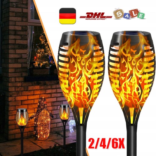 Stk solarfackeln für außen - solarfackeln,