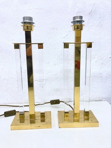 Messing acryl tischlampen - acryl,