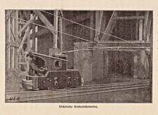 Elektrische Grubenbahn anno 1902 Lokomotive - Hist. Abb. 1902