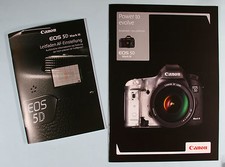 CANON Gesamtprospekt EOS 5D Mark III ,27 S. neu, DINA4+ Leitfaden AF-Einstellung