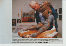 Ernst fuchs orig sign foto - fuchs,,