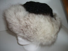 Echtpelzkappe - hochwertige,elegante Pelzkappe Persianer u. Fuchs Gr.68 neu