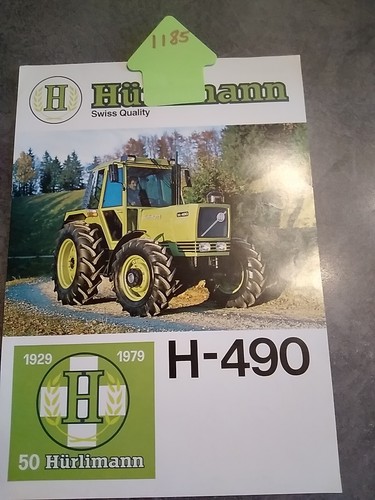 Hurlimann traktor 490 - hurlimann,